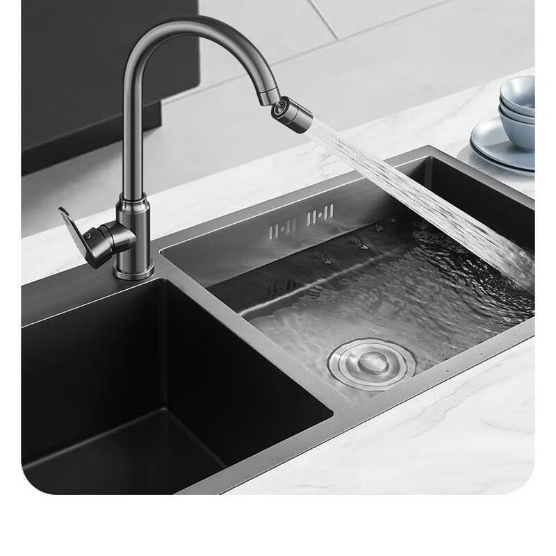 TLXT Kitchen Faucet Universal Hot & Cold Rotatable