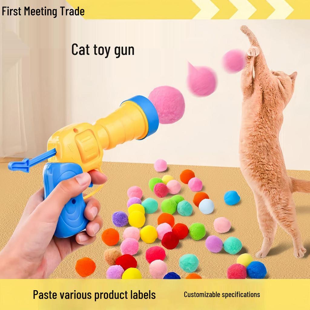 Interactive Cat Self-Play Toy Launcher for Cats and Dogs