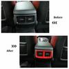 Red Rear Air Condition Outlet Vent Covers Trim fit for Dodge Challenger 2015-23