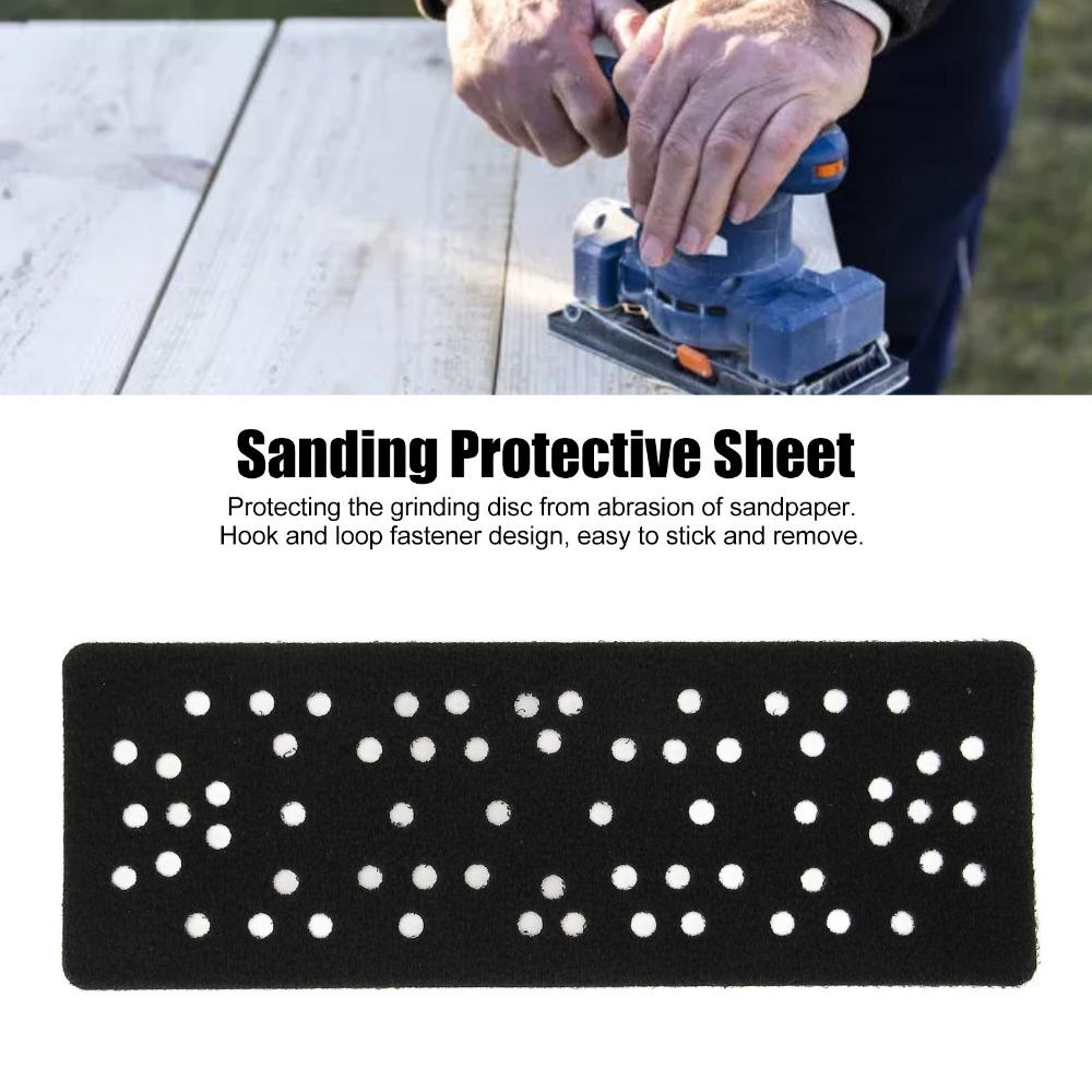 2PCS 70x198mm Size Hook And Loop Sponge Rectangular Interface Pad For Electric Grinder