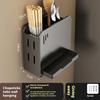 Estante Montado en Pared Estante de Almacenamiento para Especias Accesorios de Cocina Estante Soporte para Cuchillos de Cocina Colgador Estante Organizador de Estantes