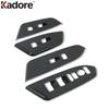 For Honda CRV CR-V 2017-  Carbon Fiber Car Inner Door Window Lift Switch Button Panel Cover Trim Interior Accessories