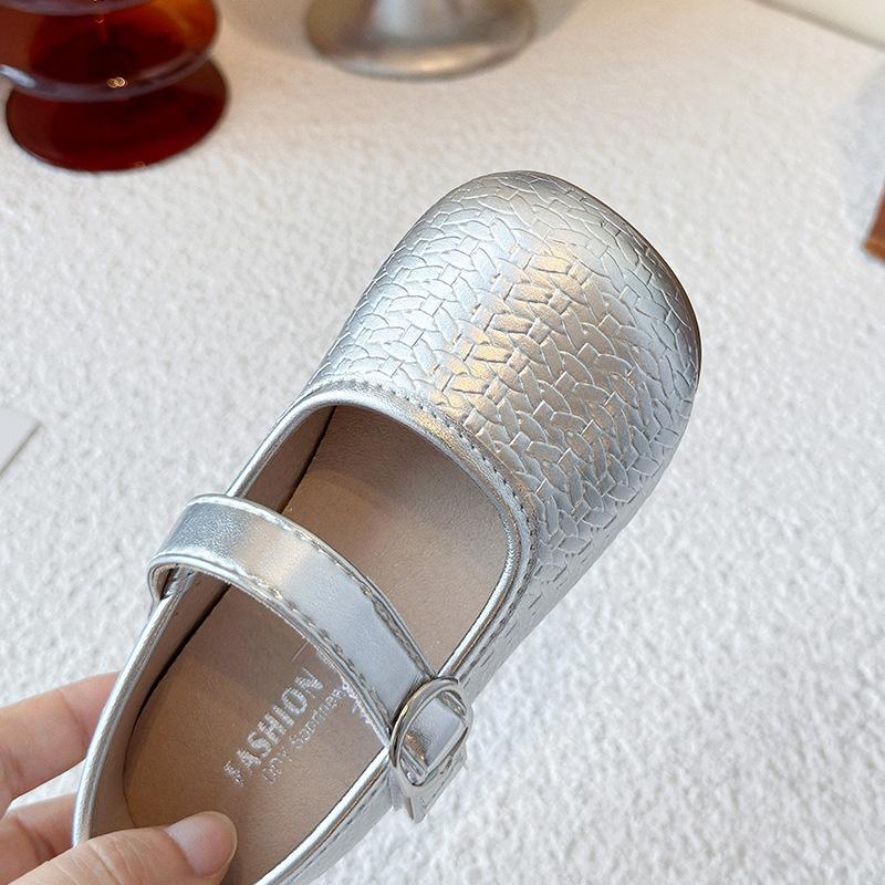 Anti-slip New Style Girls' Single Shoes, Fashionable Laces, Soft Sole Shoes