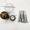 5/10Pcs 4.3 Inch Candle Wick Holders Clip Stainless Steel Wick Fixer Metal Holders for Candle Making Wick Centering Device Tools