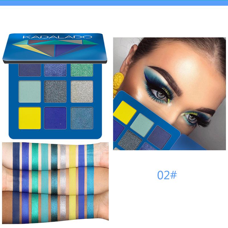 Makijaż 9-kolorowa paleta cieni do powiek trwały makijaż rozmazywanie cieni do powiek puree ziemniaczane cienie do powiek makijaż oczu