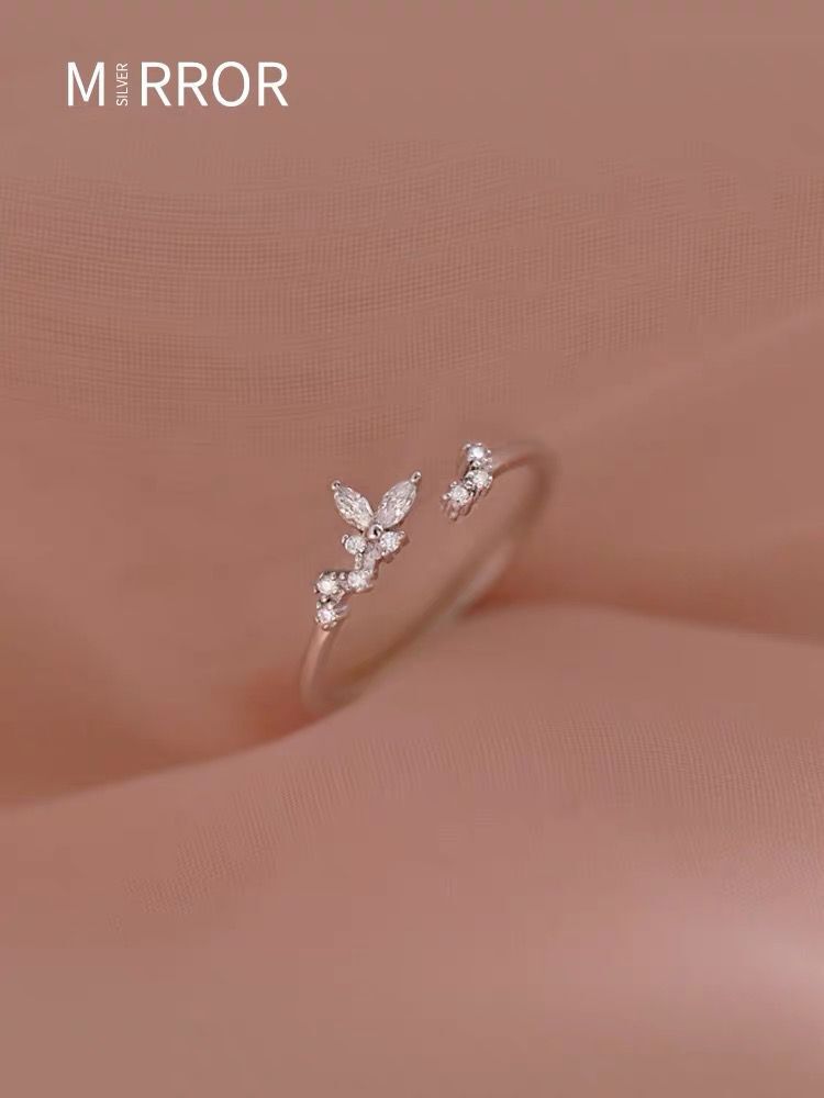 Light Luxury Niche Butterfly Ring
