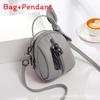 Bear Embellished Small Water Bucket Purse With Internal Pockets For Casual Outings
