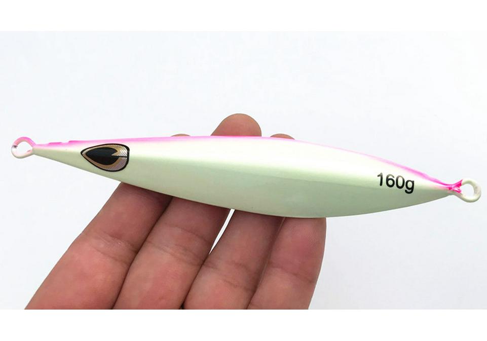 Luminous Ocean Trolling Lead Fish Lure - 160g Shore Casting Bait