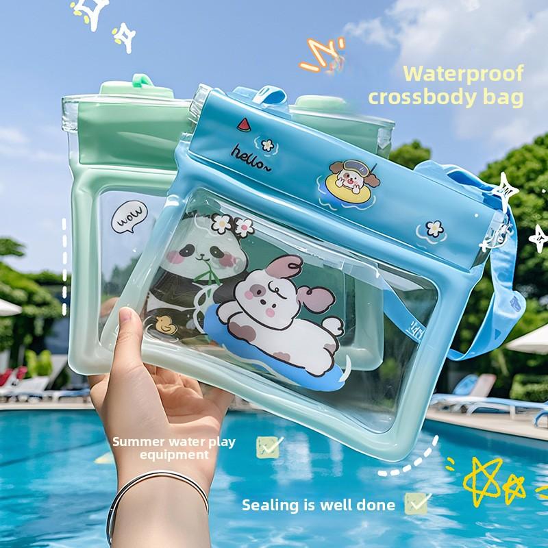 Double-layer Sealed Touch-screen Swimming Diving Rafting Water Park Mobile Phone Waterproof Bag