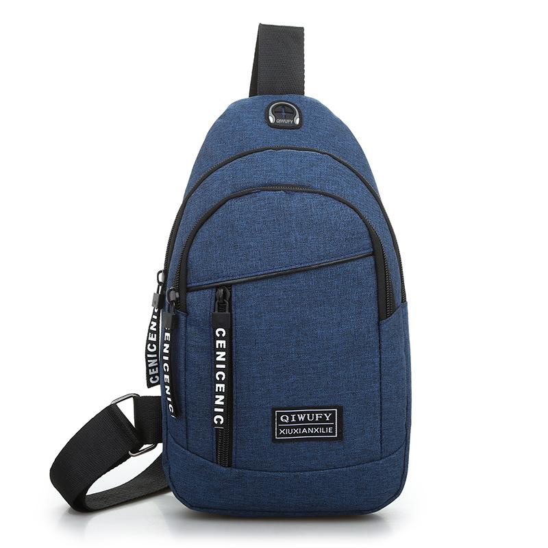 2026 Men's Chest Bag Oxford Cloth Chest Bag Men And Women Shoulder Bag Outdoor Sports Messenger Bag Men's Oxford Cloth Chest Bag
