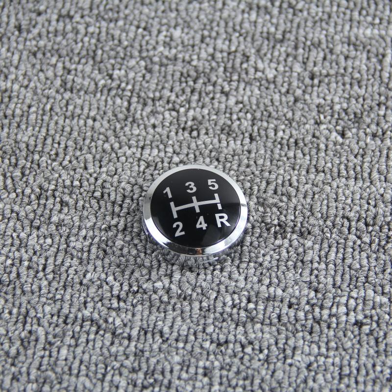 Gear Shift Knob Lever Stick Number Emblem Badge Cap for Peugeot Citroen