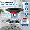 Anti-Odor Drain Cover Plug Universal Fit Bathroom Floor Drain Premium Shower Drain Cover  Toilet