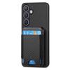 For Samsung Galaxy S25+ Case with Card Holder Kickstand Leather Back Cover