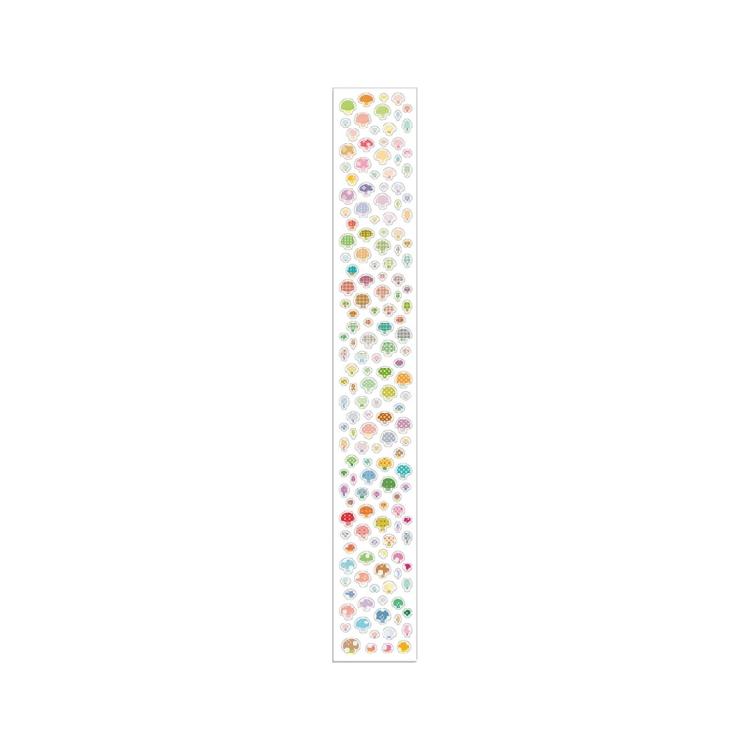 Mushroom Sticker Tape Decorative Sticker Star Crafting Sticker Doodles Sticker Craft Supplies for Scrapbooking