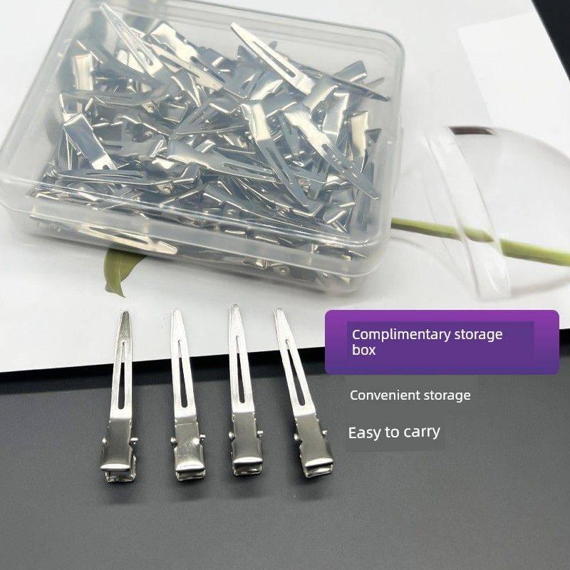 Steel Clip Perm Clamp Styling Pin Small Size Locating Clip Hairdressing Professional Barber Shop All Products Partition Special Clip