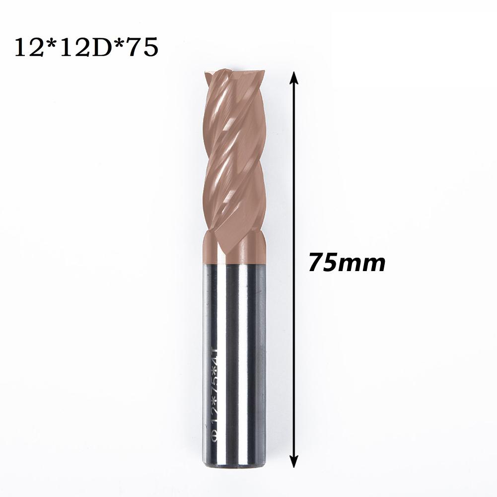 Round Handle Milling Cutter 1-16mm 4 Flutes Carbide