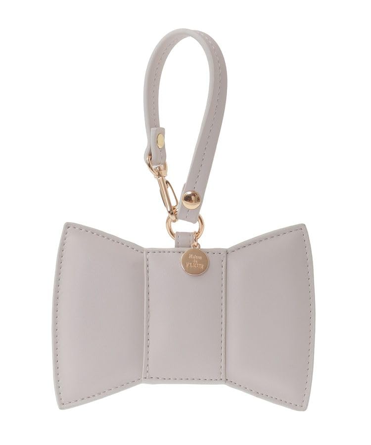 Maison De FLEUR Ribbon Pass Case, Grayish Pink, F, 08000645300