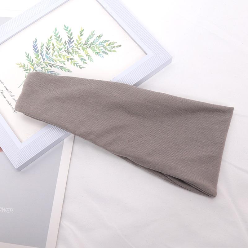 New Women Headband Wide Knitted Cotton Sport  Elastic Hair Bands Yoga Hairband Makeup Hair Hoop Vintag Headwrap Hair Accessories