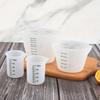 Silicone Measuring Cup with Clear Scale Food Grade Durable Non-stick DIY Cake Measuring Cup Measuring Tools Kitchen Accessories