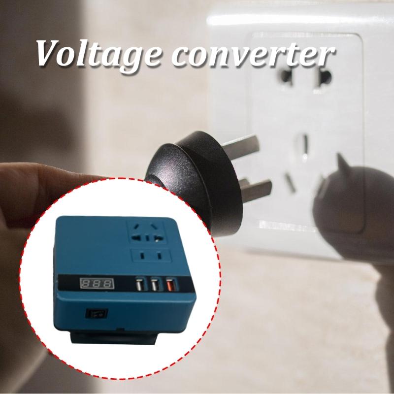 Easy Carry  Power Inverters Small  Power Station Generator Multifunction  Charger Adapter for Battery Converts for Travel & Home