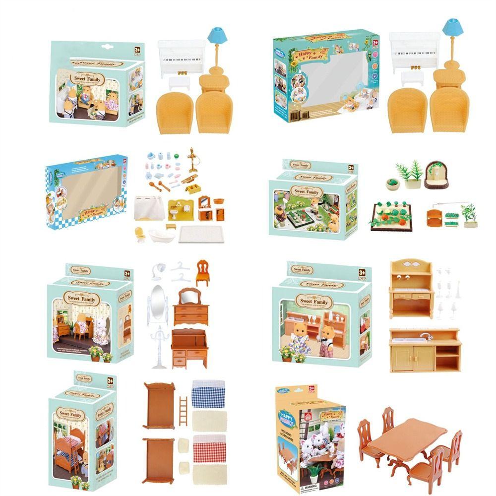 

Ванная комната для детей, кухонная игрушка, мебель для кукольного домика, миниатюрная мебель, игрушка для ролевых игр