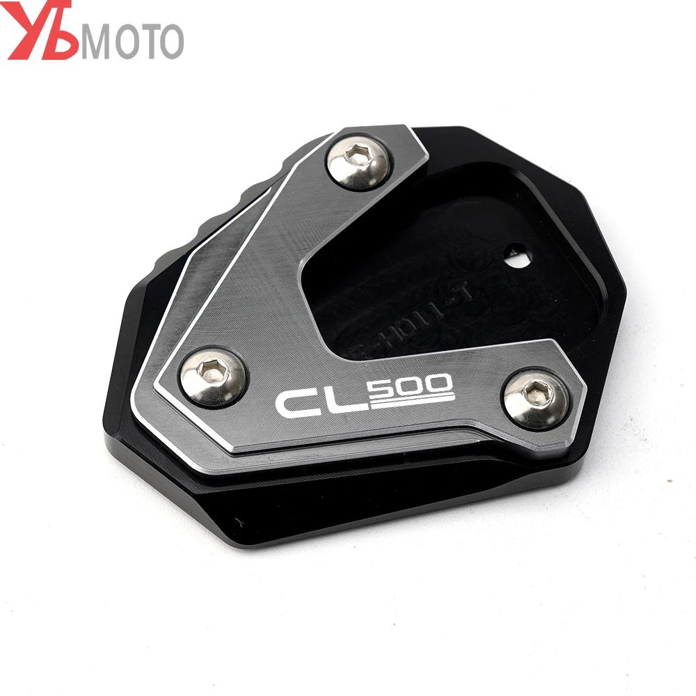 For HONDA CL500 CL250 CL300 CL 250 300 500 2023 Accessories Motorcycle Aluminum Side Stand Extension Kickstand Enlarge Pad