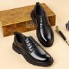 2025 New Male Wedding Dress Shoes All-match Walking Shoes Handmade Real Leather Men Shoes Comfortable Casual Oxfords  Footwear