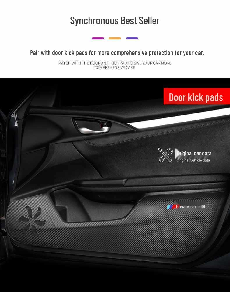 Interior Accessories for Geely Emgrand 4th Generation: Door Sill Stickers