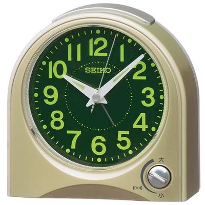 Alarm Clock Table Clock Analog Light Gold Pearl 115 X 115 X 55mm KR520G