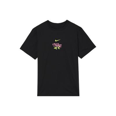 Men's Black Quick-Dry Soft Short-Sleeve T-Shirt with Sun Protection HM4459-010