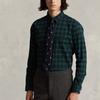Polo Ralph Lauren FW22 Plaid Print Button-Down Long Sleeve Shirt Men shirts Green MNPOWOV16822616-999