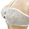 X5751 European Fashion Women's Sequin Backless Fringe Jumpsuit Shorts