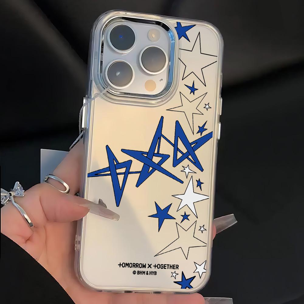 Korean Hot T-TXT Star Phone Case For Samsung Galaxy S25 S24 S23 S22 S21 S20 Note20 FE Ultra Edge Plus 4G 5G Transparent Cover