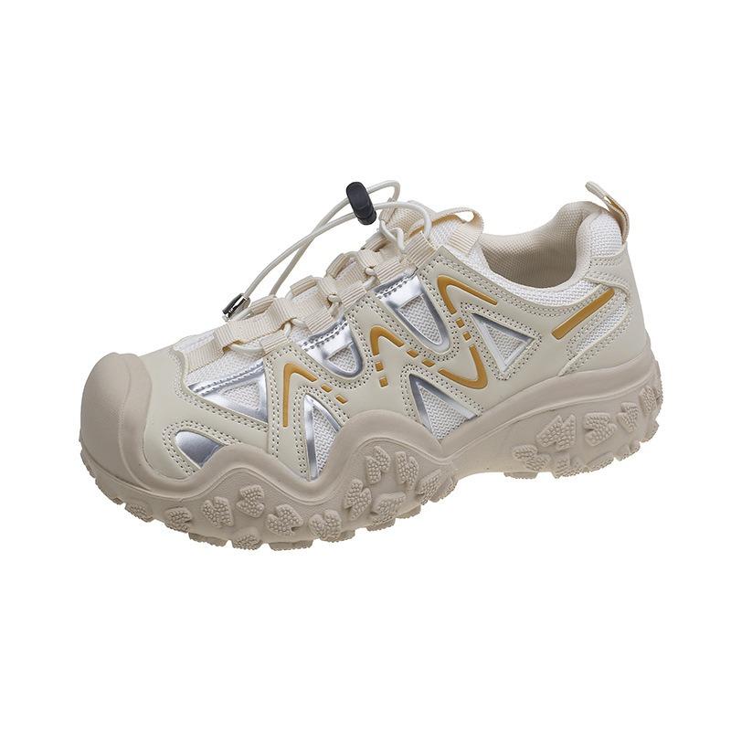 Römische Sandalen mit hohlen Zehen für Damensport, atmungsaktive Wanderschuhe mit dicker Sohle