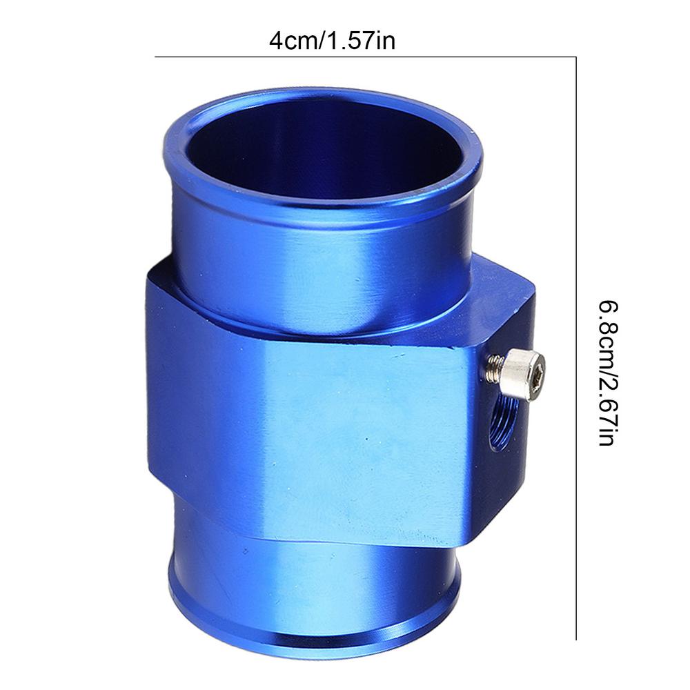 Water Temperature Adapter Hose Adapter Water Temp Joint Sensor Gauge Aluminum Alloy Water Coolant Temperature Gauge Joint Pipe