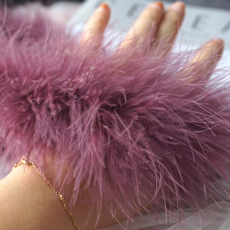 

Длинные полоски перьев индейки для украшения головных уборов и аксессуаров одежды