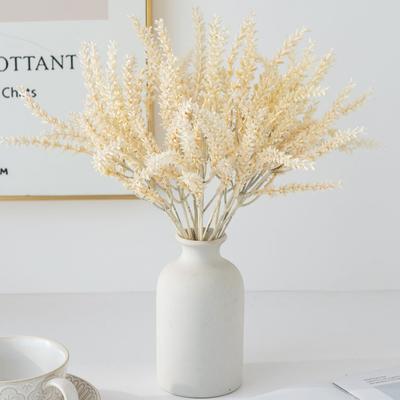 1pc Artificial Plants Wheat Ears Wedding Bridal Bouquet Outdoor Garden Courtyard Home Vase DIY Gift Wreath Table Room Decoration