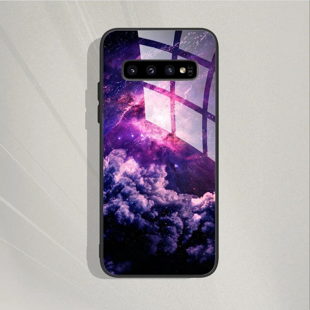 For Samsung Galaxy S10 S 10 Plus S10E Case Shockproof Tempered Glass Case Hard Back Cover Funda For Samsung S10 Case S 10 Bumper