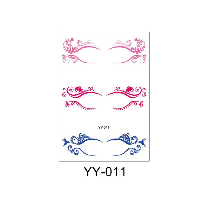 New Trendy Disposable Eyelash & Eyeshadow Tattoo Stickers