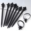 20/10Pcs Nylon Car Tie Wrap Cable Fixed Fasteners Clips Car Cable Fastening Strap Wire Band Tie Wrap Zip Tie Auto Fastener 9.5cm