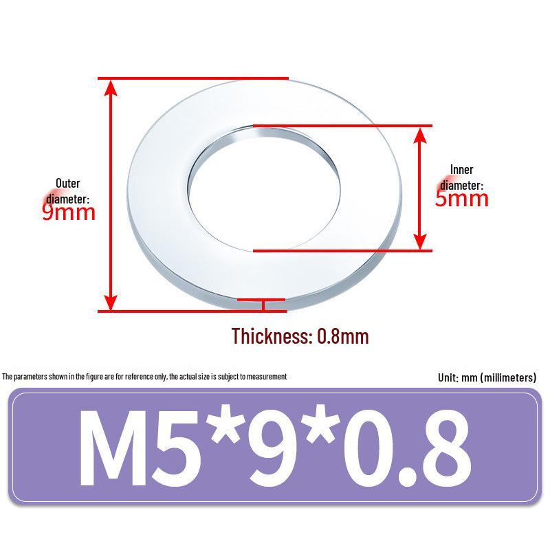 Extra Large Galvanized Metal Flat Washer (Sizes M1.6-M14)
