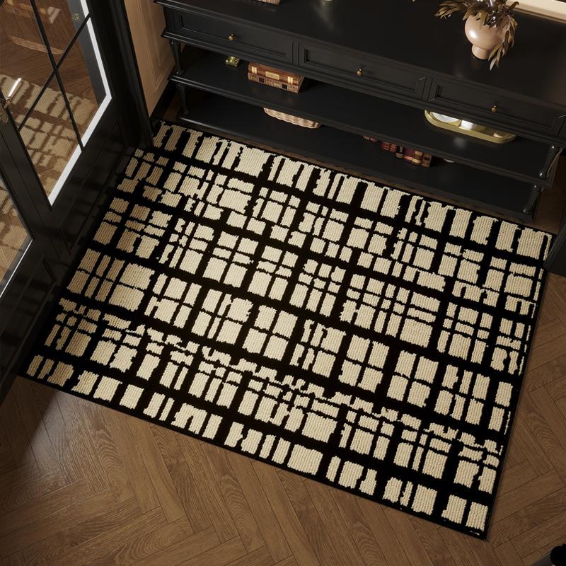 

Коврик для входной двери во французском кремовом стиле, превосходный коврик для входной двери, коврик для входной двери в фойе, домашний светлый роскошный ковер 50x80cm