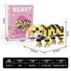 Fierce Beasts Building Block Model: Lion, Tiger, Black Panther, Gorilla - Educational Toy Gift