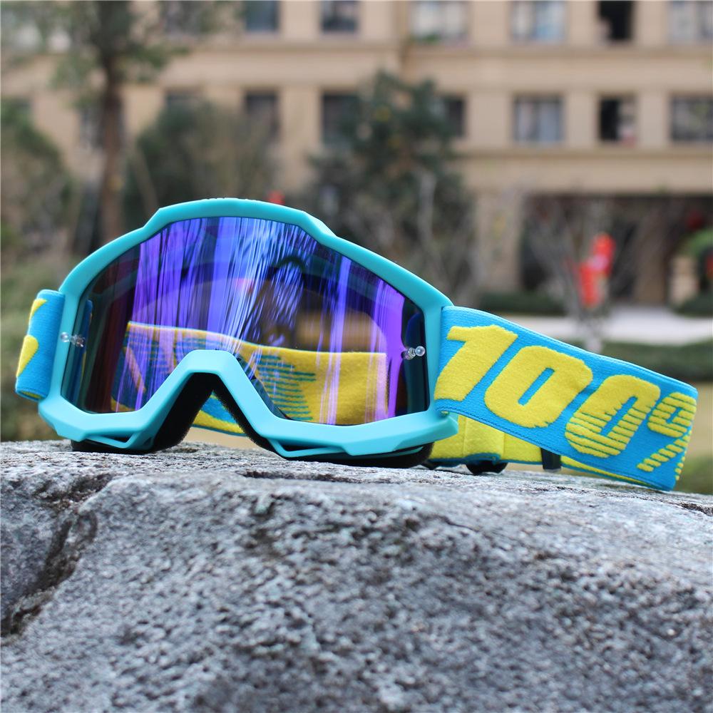 100% Genuine Goggles, Off-road Motorcycle Helmet, Goggles for Downhill Riding, Anti-fog, Anti-wind and sand100%Glasses