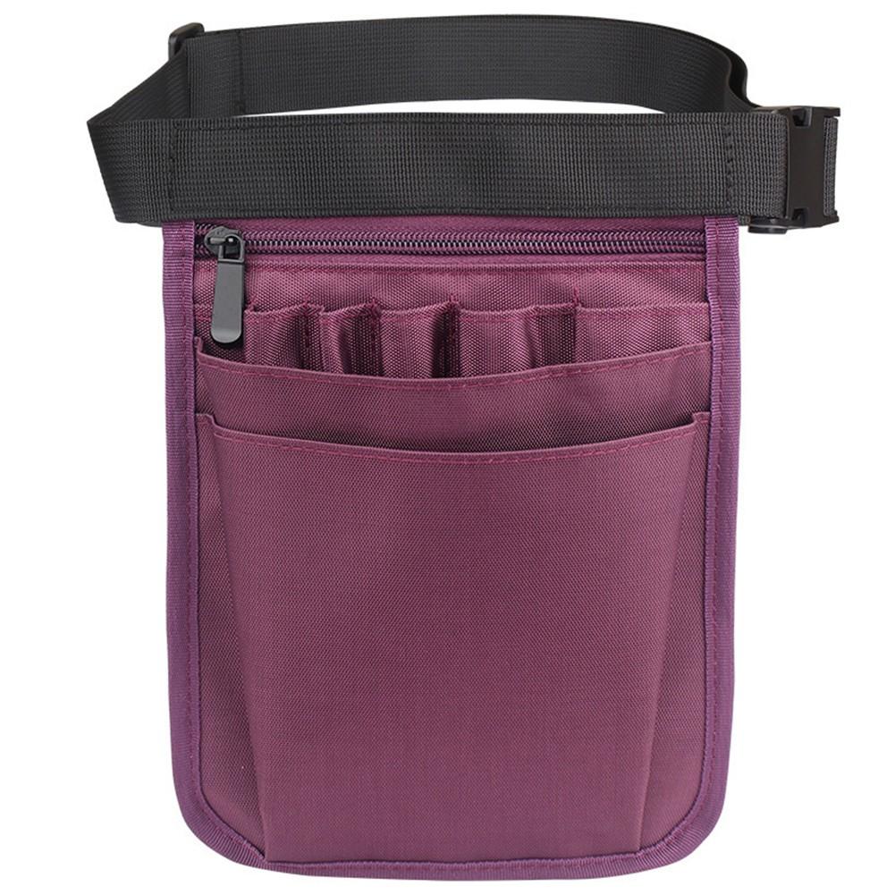 Waist Storage Bag for Tools with Adjustable Belt and Heavy Duty Buckles