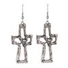 Stylish Religious Pendant Earring Heart Necklace Comfortable Jewelry Alloy Texture Suitable for Dating and Casual Event