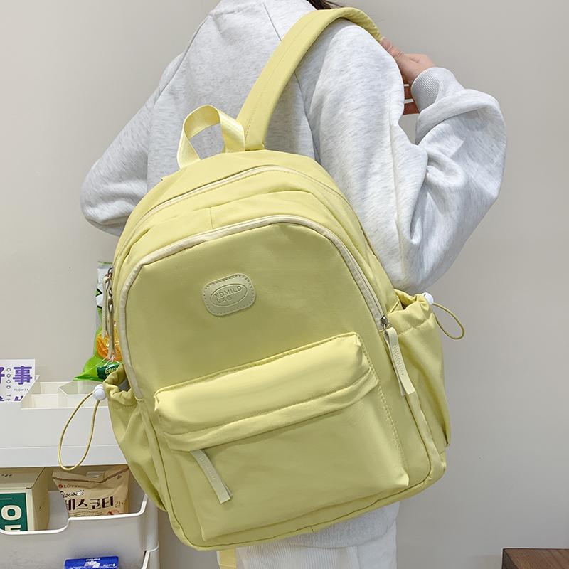 College Style Backpack Junior High School Student Schoolbag Women's Lightweight Travel Backpack