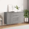 Vidaxl Cabinet, Sonoma Grey Oak, 104X35X70 Cm, Wood-Based Material