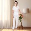 Women's Summer Professional Beautician Attire for Salon & Medical Aesthetics