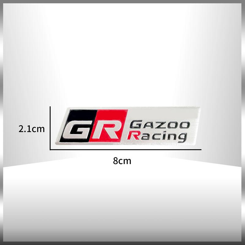 Emblemă 3D Aluminiu Styling Auto GR Sport/GR Gazoo Racing Autocolant Caroserie Portbagaj Pentru C-HR RAV4 YARiS Prius Harrier Corolla Accesoriu